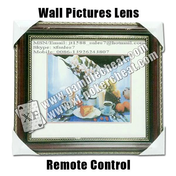 Wallpictures(Remote Control)/poker analyzer/poker cheat/contact lens/infrared lens/poker scanner/marked cards
