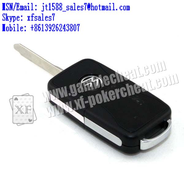 XF brand new car key IR camera for marked cards and poker analyzer/cards cheat/contact lenses/invisible ink/marked  playing cards/cards playing cards/playing cards china/marked cards china/poker cheat
