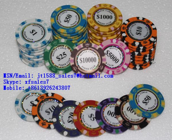 XF Fourteen GrFourteen Grams Gilt-edged Crown Clay Chip/be Specialized in Texas holdem and Baccarat/Hot-sale Products at High Qualityams Gilt-edged Crown Clay Chip/be Specialized in Texas holdem and B