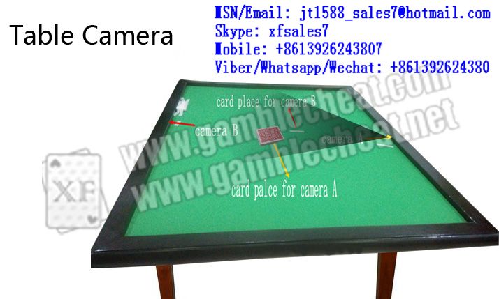 XF new table cameras with two cameras in the sides of table for poker analyzer/Fournier marked cards/copag marked cards/modiano marked cards/poker analyzer/uv contact lenses/electronic dices/cheating 