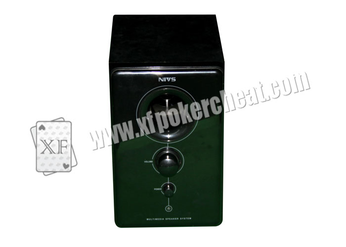 XF Plastic Black Music Box Camera For Bar-Codes Edge Marked Playing Cards / Audio Camera / Hi-Fi Camera