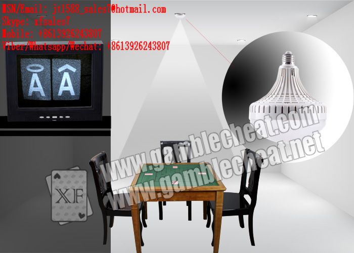 XF new style lamp with different backside scanning camera to see the markings on the back of cards  / marked cards / invisible ink / points / perspective  Glasses / Operate / Poker cheat marked cards 