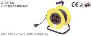 Euro type cable reel