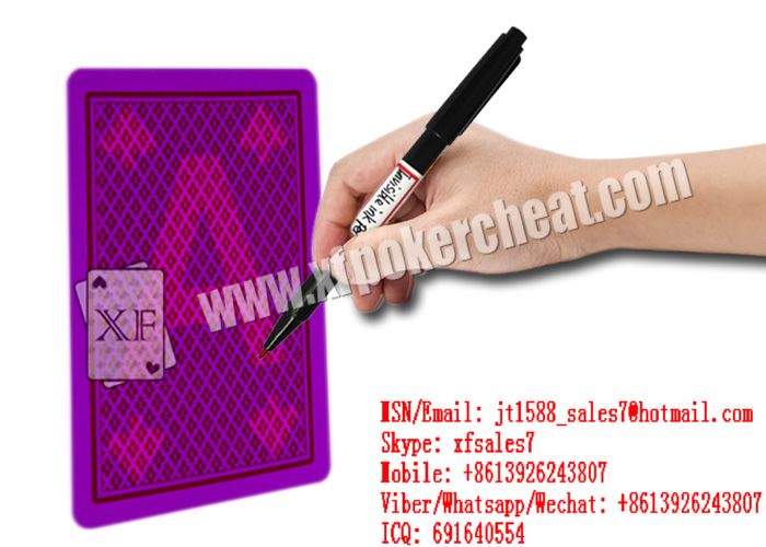 XF invisible ink and invisible pen to mark the markings on the back of cards  / Cheating Analyzer / Analytic / mobile scanner / Texas Poker / Blackjack / Mobile Phone / poker analyzer / Wide-Angle