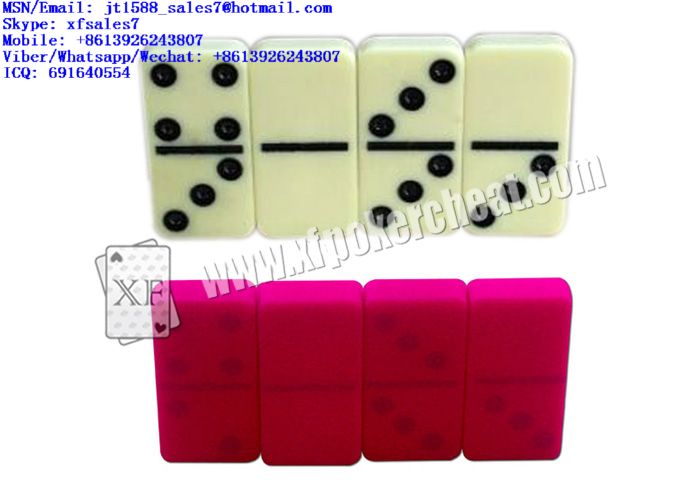 XF Playing Yellow Plastic Dominoes For Invisible Contact Lenses And Backside Cameras / Omaha poker analyzer china / marked cards playing cards china / KEM Marked cards / Fournier marked cards / copag 