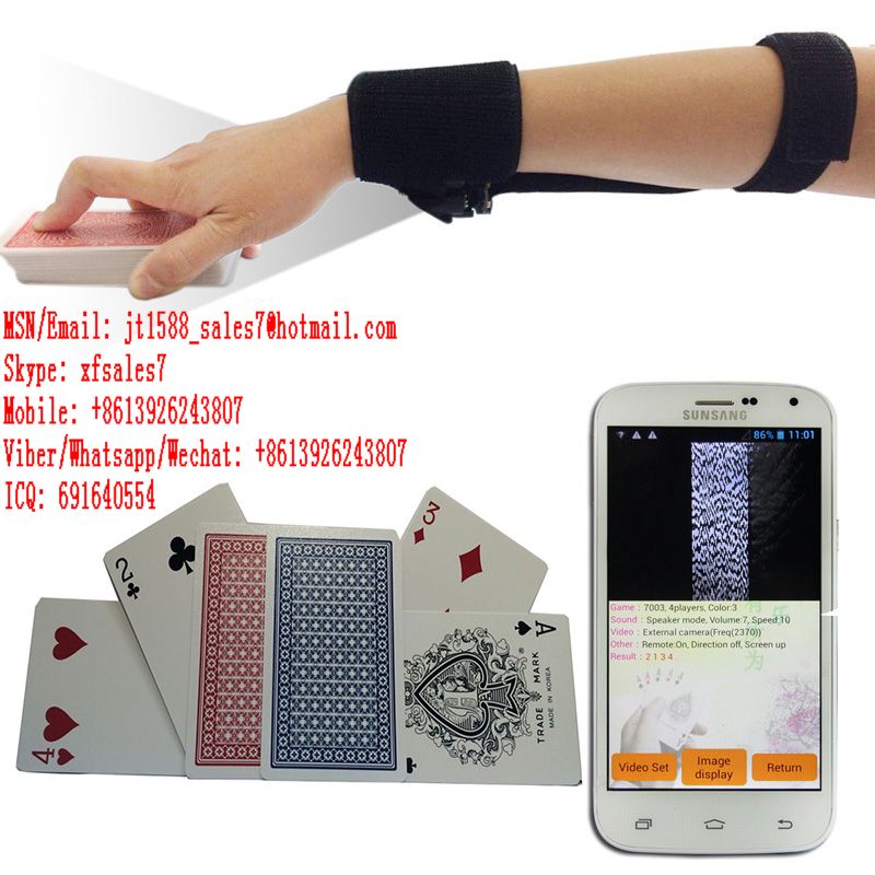 XF Korean Royal Plastic Playing Cards With Invisible Ink Markings For UV Invisible Contact Lenses And Poker Analyzer / electronic dices / cheating device in poker / Taxes hold'em analyzer / Remote Co