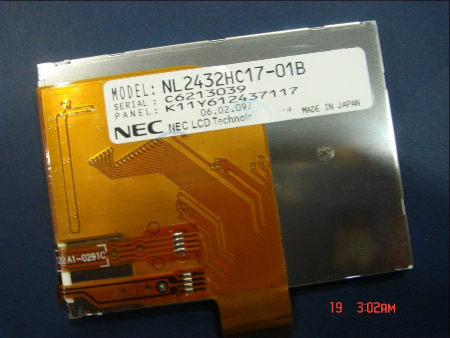 NL2432HC17-01B,NL2432DR22-11B,NL2432DR22-12B,O2 Atom life,Mio A700/A701,LCD display,touch sreen