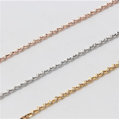 Closed Belcher Link Triangle Wire Chain