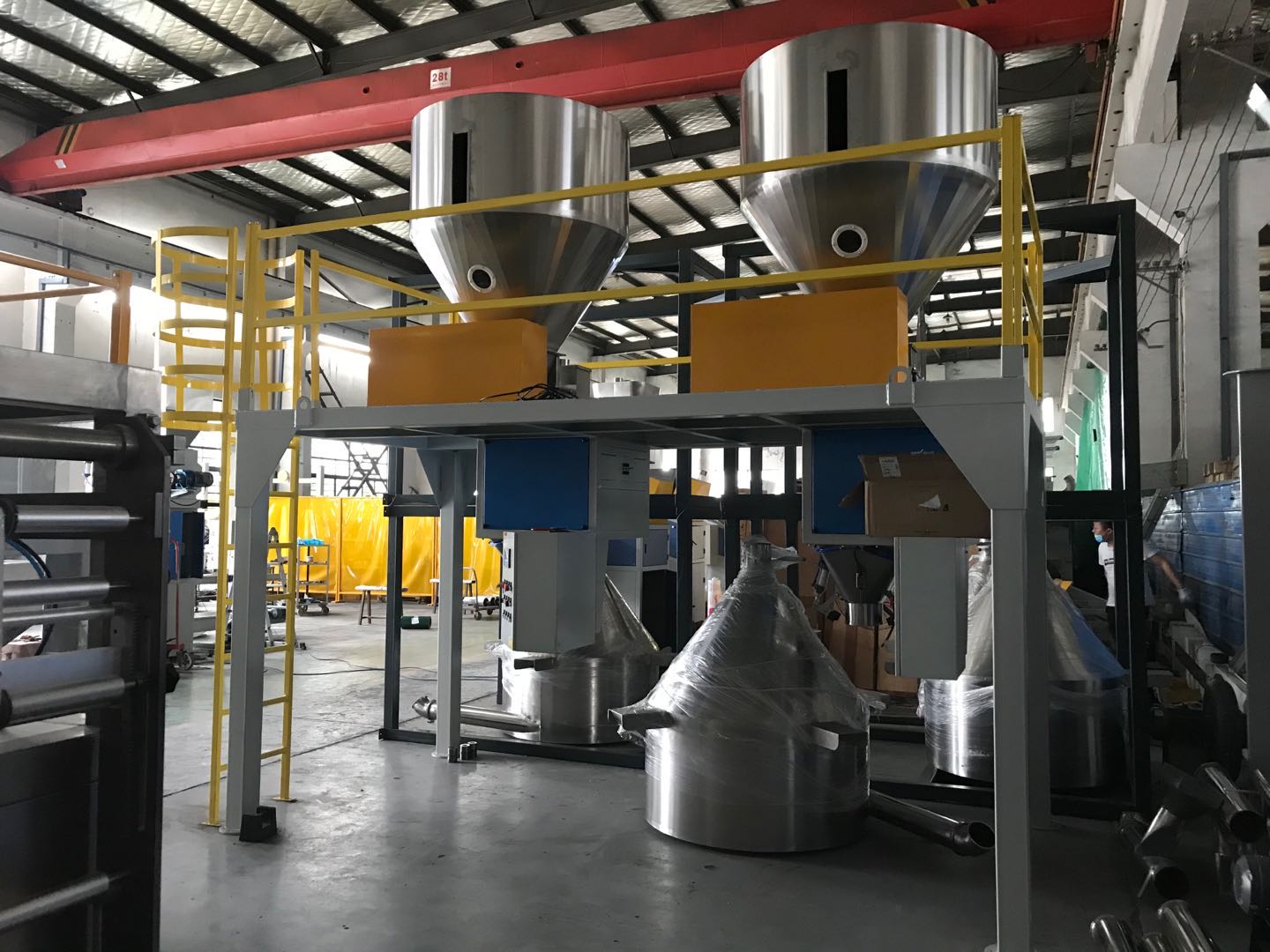 fully automatic bagging system Fully Automatic bagging Palletizing Line Full Automatic Packing & Palletizing Line