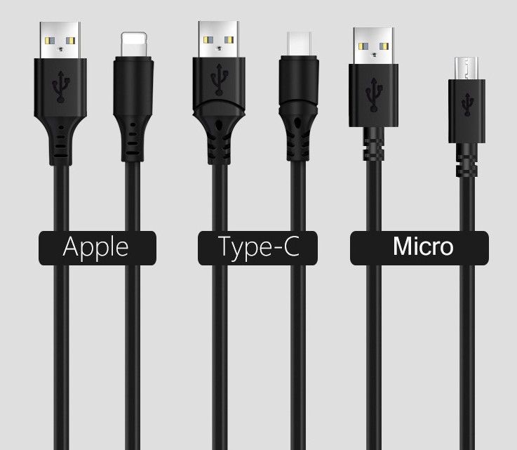 Professional manufacturer Android mobile phone charging cable USB data cable micro, type-c, iphone charging cable supplier