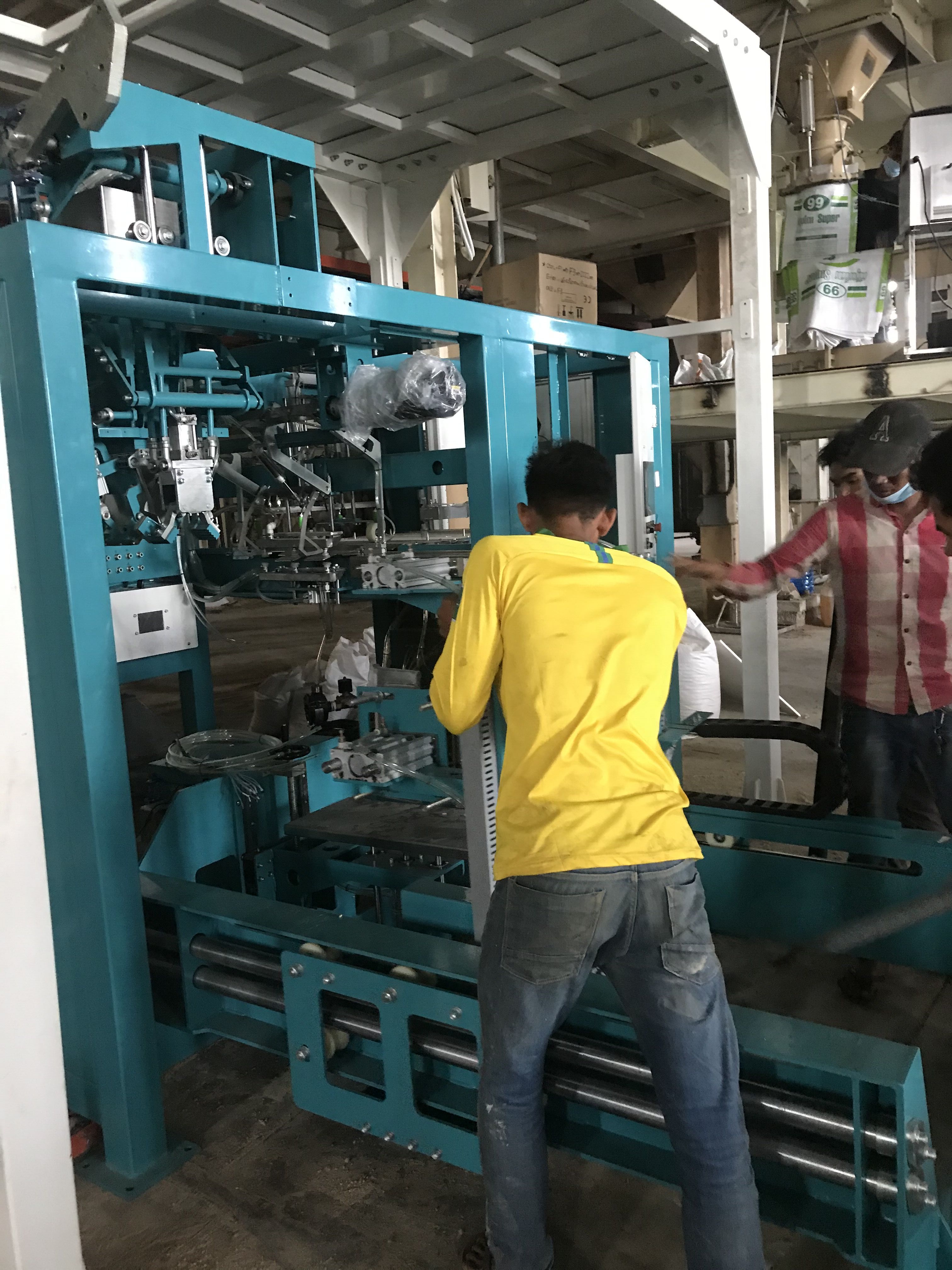 Muriate Potash bagging machine Automated Bagging Line Fully Automatic Packing Palletizing Line, Fully Automatic Packing Line, Fully Automatic Bagging Line, Fully Automatic filling and packaging line, 