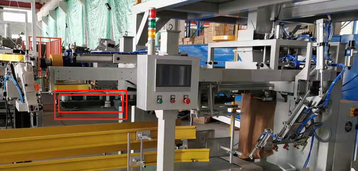 Bag Filler & Palletizer System Complete line of Weigh – bag – stitch – Apply sticker - stack onto pallet – shrink-wrap bulk bagger & palletiser plant Fully Automatic Packing and Palletizing Line autom