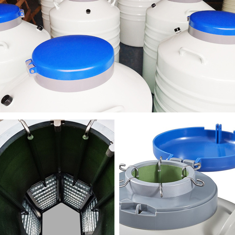 Cryogenic liquid nitrogen for laboratory use Dewar flasks