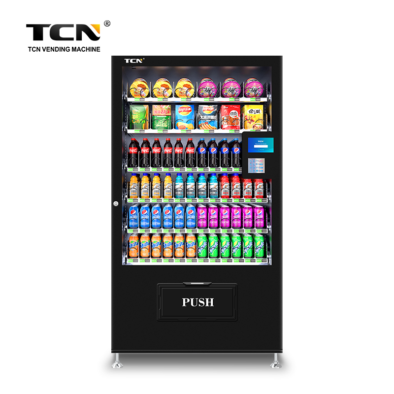 TCN LarTCN Large Capacity Cashless Vending Machine QR Code Touch Screen Vending Machinege Capacity Cashless Vending Machine QR Code Touch Screen Vending Machine