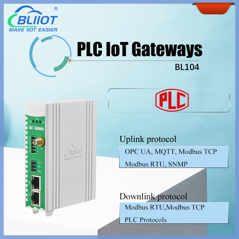Industrial PLC to Modbus MQTT OPC UA PLC Programming Gateway