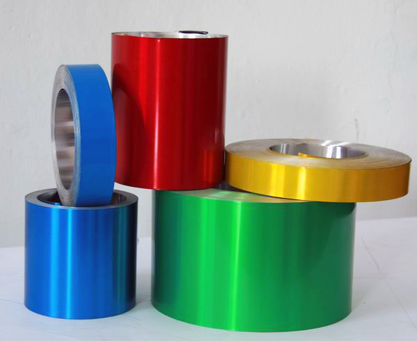 Color-coated aluminum foil for food packaging 8011 3003 1100