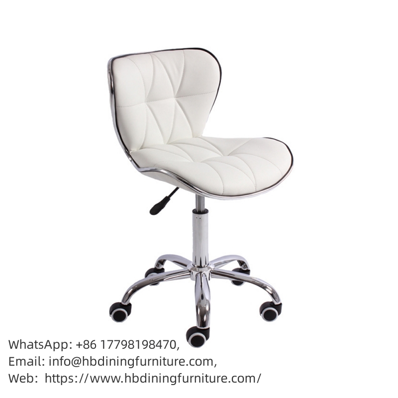 Swivel Leather Office Chair with Footrest DC-U62F