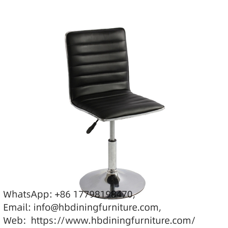 PU Swivel Office Chair with Leather Metal Base DC-U69S