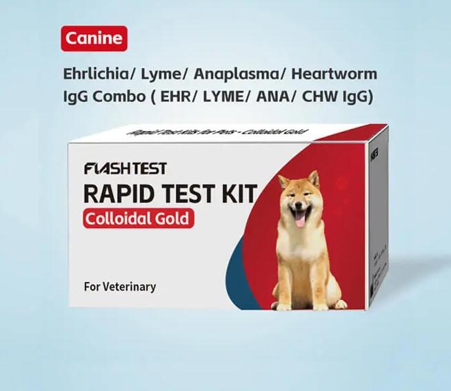 Ehrlichia/ Lyme/ Anaplasma/ Heartworm IgG Combo (EHR/ LYME/ ANA/ CHW IgG) Test Kit