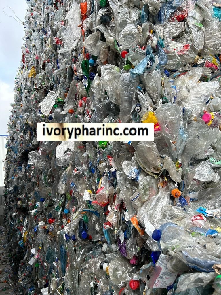 PET-HDPE Bottle Scrap Bale For sale, Plastic Scrap Supplier 