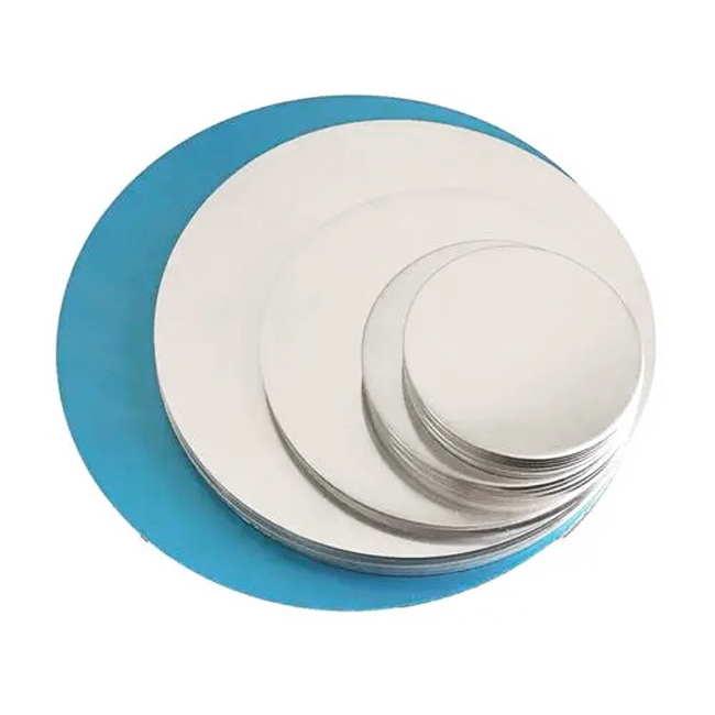 Диски алюминиевые для посуды 1050 1060 3003 Диски алюминиевые для сковород с антипригарным покрытием оптом
