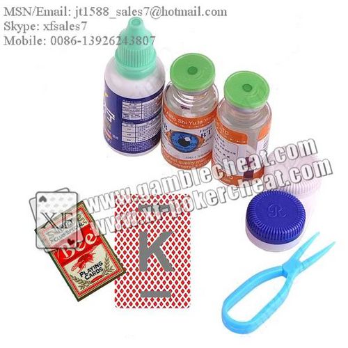 XF contact lens for marked cards/poker analyzer/poker cheat/contact lens/infrared lens/poker scanner/marked cards