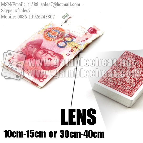 Money Lens/poker analyzer/poker cheat/contact lens/infrared lens/poker scanner/marked cards