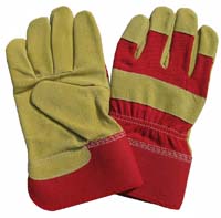 10.5Yellow Split Pigskin Leather Work Gloves