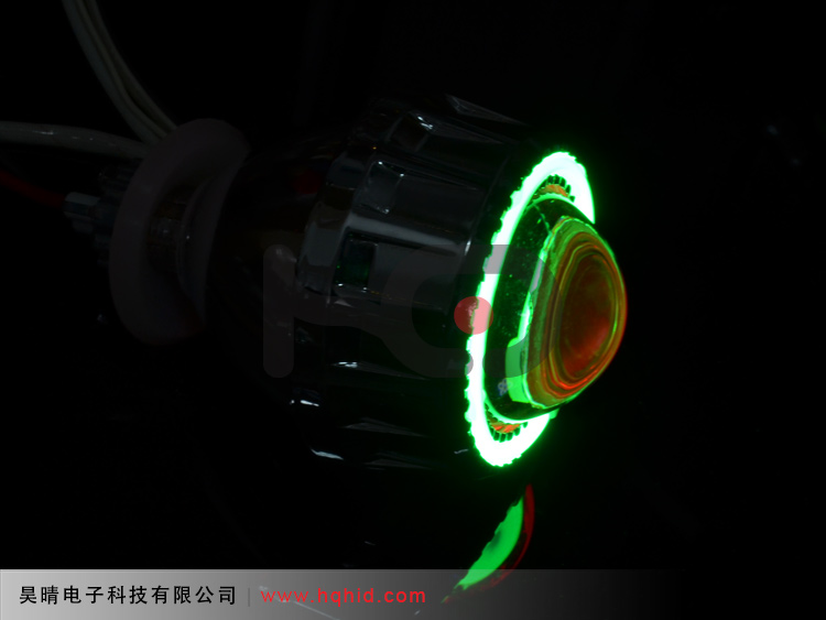 Motorcycle Bi-xenon projector lens light with Angel eyes & Devil eyes