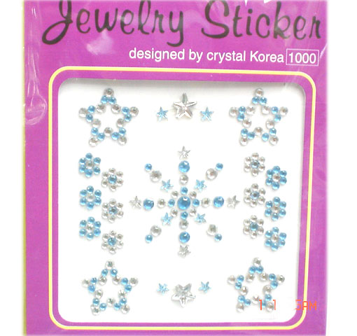 Acrylic crystal sticker