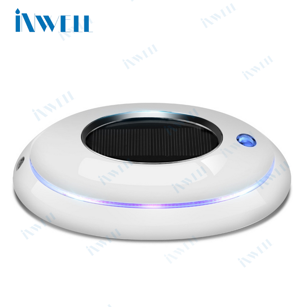 White Air Ionizer Oxygen Purifier Best with 5V DC Car Adapter