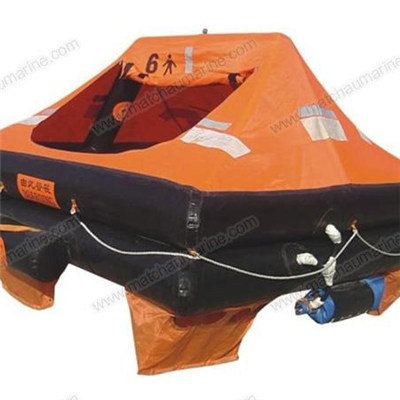 Throw Over Board Inflatable Life Raft For Yacht