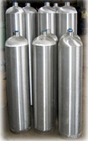 High Pressure Seamless Aluminium Alloy Gas Cylinders
