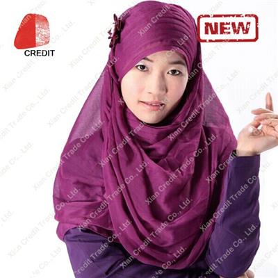 Customized Islamic Headscarf with Reasonable Price for Fashion Muslim Hijab