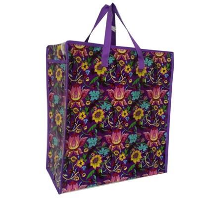 Promotional Tote Bag with Customized Logos, Made of PP Nonwoven with Glossy Lamination 