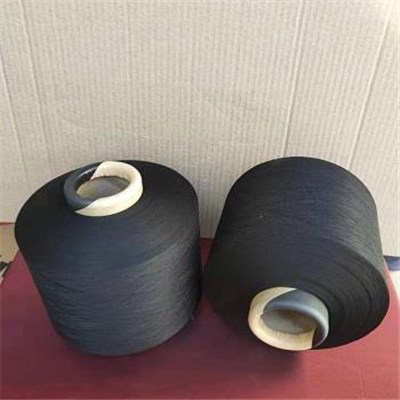 Black Polyester Covered Yarn