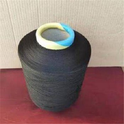 Black Polyester Covered Yarn For Socks
