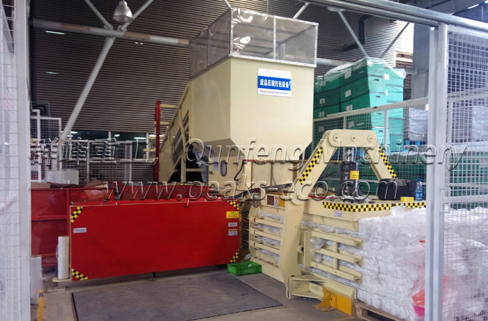 The introduction of waste compacting machine  Semi Automatic Baler