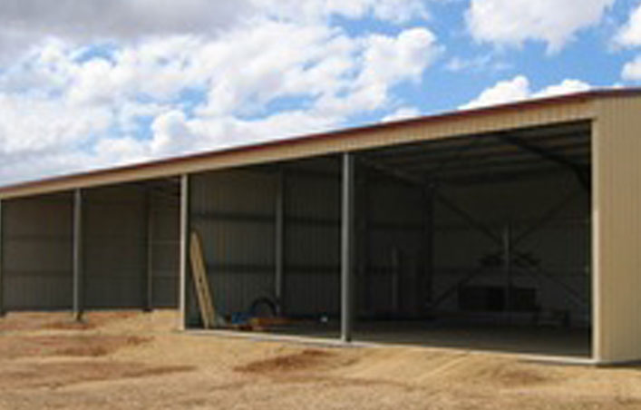 Agriculture and Industrial Portal Frame Style Structure Steel Sheds