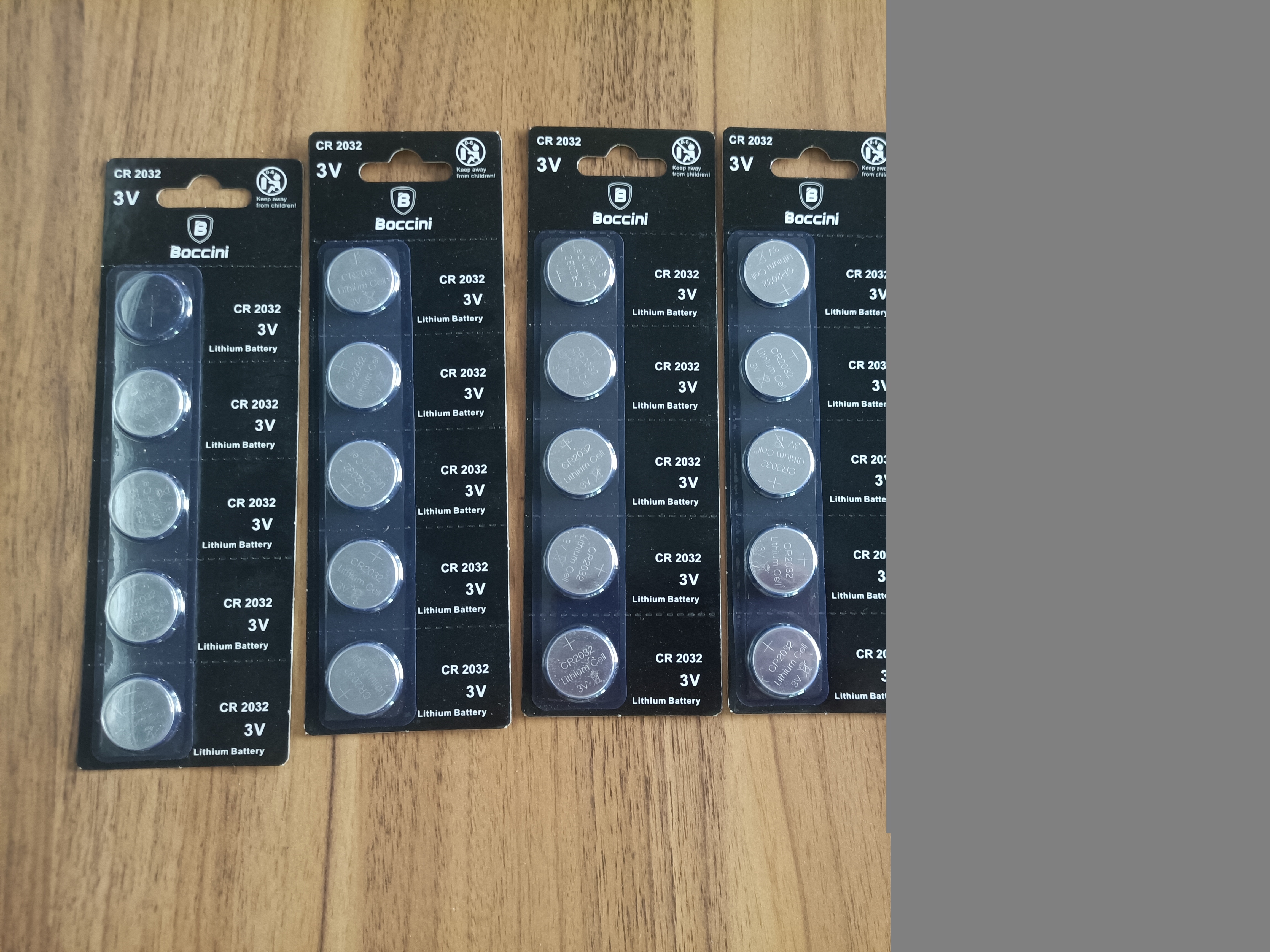 Lithium Battery CR2032 3V, button cell batteries