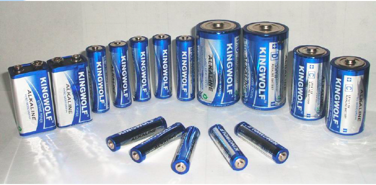 圆柱形无汞碱性锌锰的原电池及原电池组