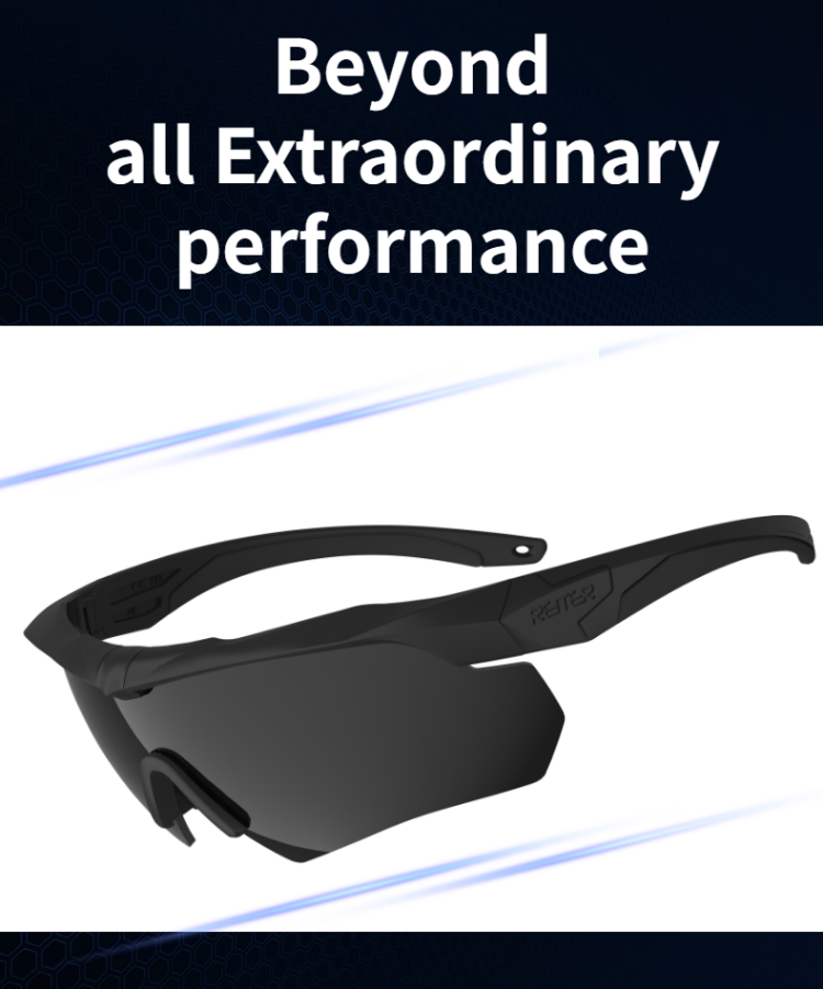 High-impact, CE EN 166-rated Polarized Option Military special Shooting glasses Ballistic tactical goggles combat sunglasses