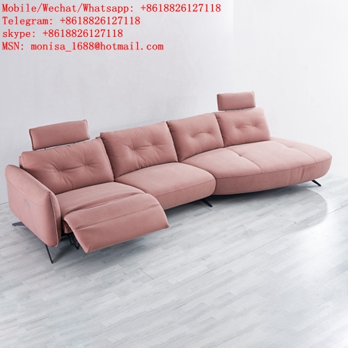 Multifunctional First-Class Space Sofa Italian Minimalist First Layer Cowhide Large Apartment Living Room Functional Sofa Combination