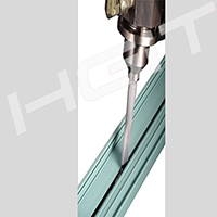 Hollow aluminum strip, hollow glass accessories, bridge insulation aluminum profile injection machine