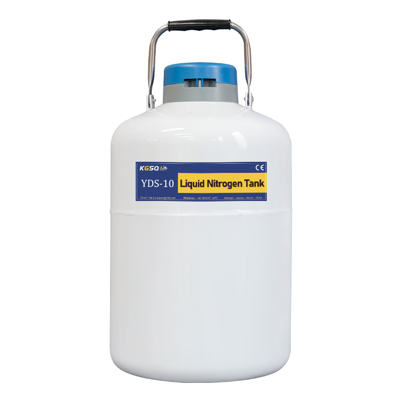 KGSQ YDS-10 frozen semen tank_10L cryogenic dewar flask