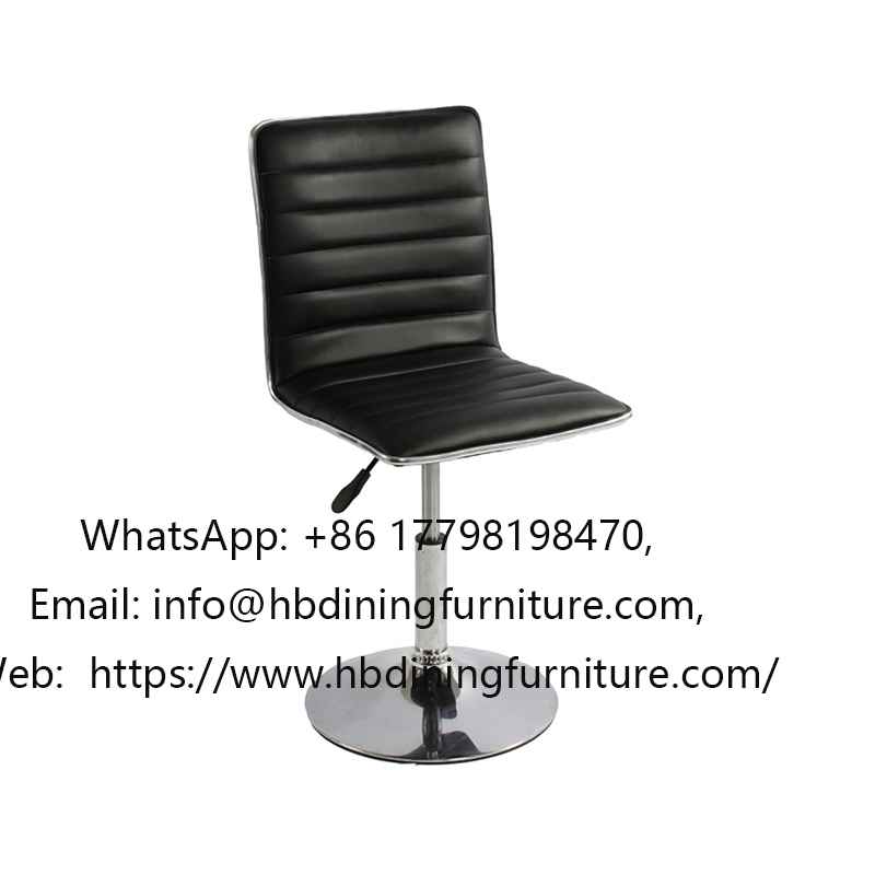 Horizontal leather office chair