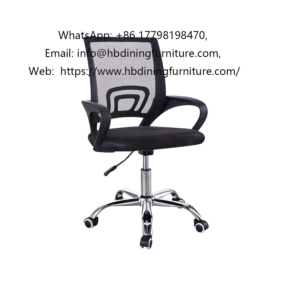 Black mesh breathable office chair