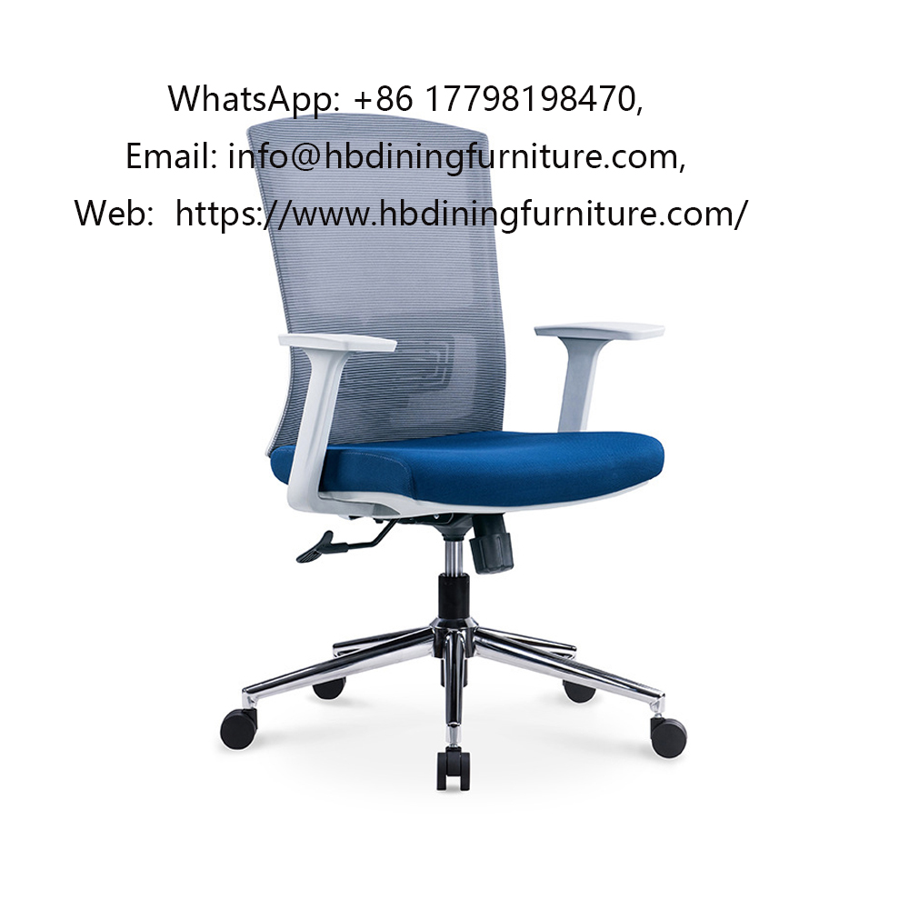 Leather high back swivel office chair with armrests