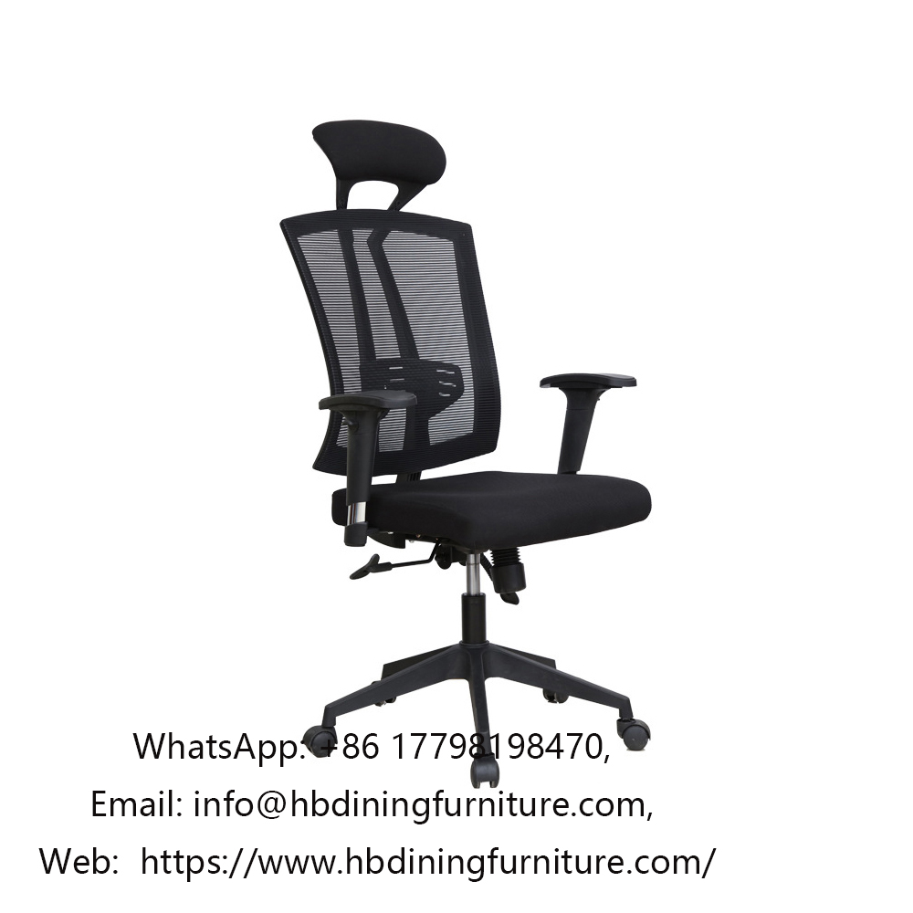 Commercial Staff Black Mesh Office Chair
