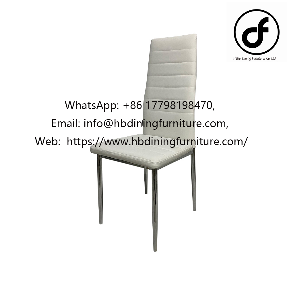 Factory supplier leather PU high back Dining chairs